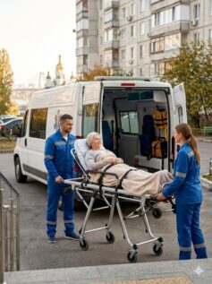 Транспортування хворих по Києву та області