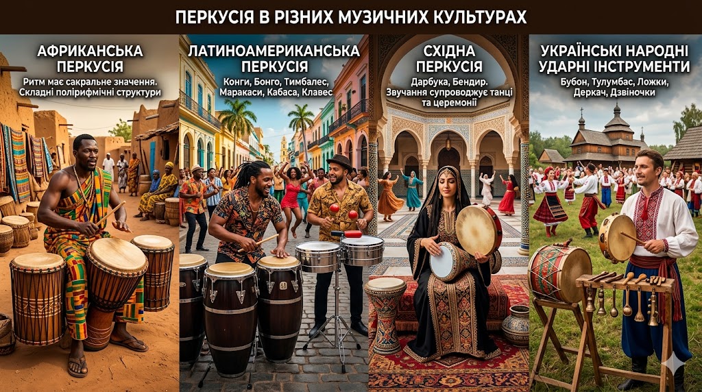 Перкусія в різних музичних культурах